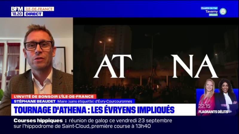 Evry-Courcouronnes: Stéphane Beaudet explique que le tournage du film Athena a profité aux commerçants du quartier du Parc aux Lièvres