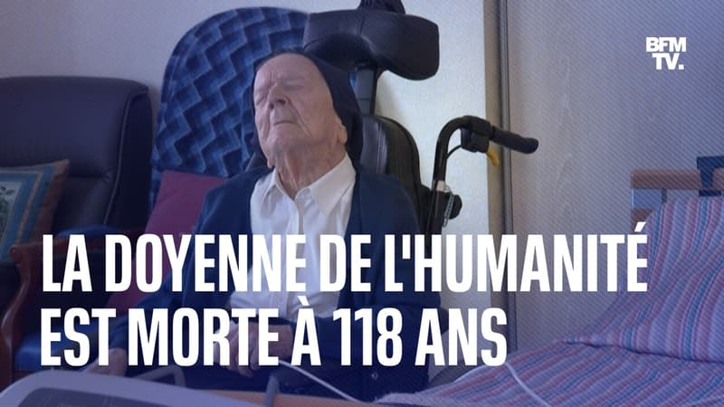 SSur André, doyenne de l'humanité, est morte à l'âge de 118 ans
