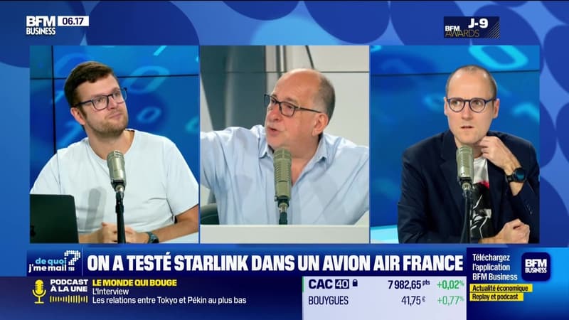 De Quoi J'me Mail : On a testé le wifi Starlink sur un vol Air France (1/2) - 23/11