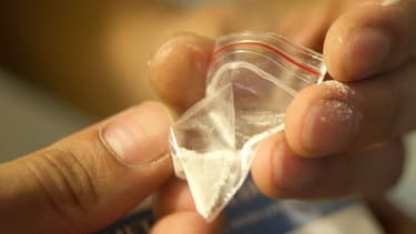 Un sachet de cocaïne, image d'illustration.