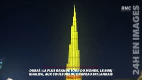 Attentats au Sri Lanka: le drapeau du pays projeté sur le Burj Khalifa de Dubaï