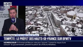 Neige-verglas: "Les près de 4.500 camions ont pu reprendre leur route en deux vagues", affirme Bertrand Gaume, préfet des Hauts-de-France