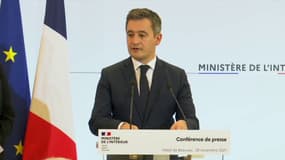 Le ministre de l'Intérieur Gérald Darmanin le 29 novembre 2021.