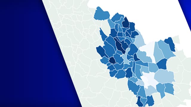 La carte de la vaccination dans le Grand Lyon, au 27 juin 2021