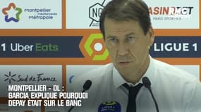 Montpellier - OL : Garcia explique pourquoi Depay était sur le banc