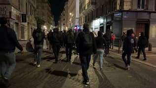 Une manifestation sauvage a réuni entre 50 et 100 personnes mercredi 22 mars à Marseille.
