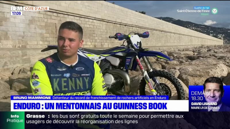 Moto d'endurance: un Mentonnais entre au Guinness Book