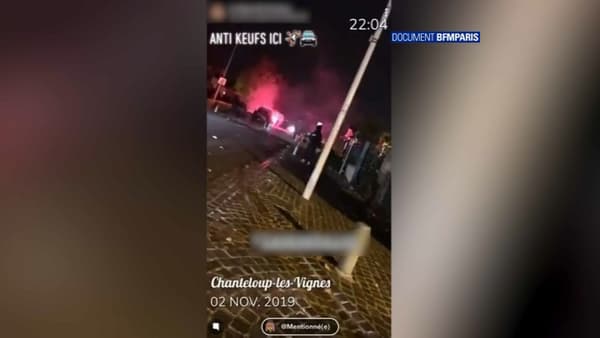 Des vidéos tournées à Chanteloup-les-Vignes ont relayé des messages "anti-keufs" Des vidéos tournées à Chanteloup-les-Vignes ont relayé des messages "anti-keufs"