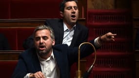 François Ruffin et Alexis Corbière le 10 décembre 2019 à l'Assemblée nationale 