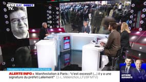 "Le vrai problème c'est la façon avec laquelle on utilise les forces de l'ordre",  Jean-Luc Mélenchon - 13/12