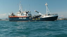 Le navire Alan Kurdi transportant des migrants, au large des côtes libyennes le 19 septembre 2020