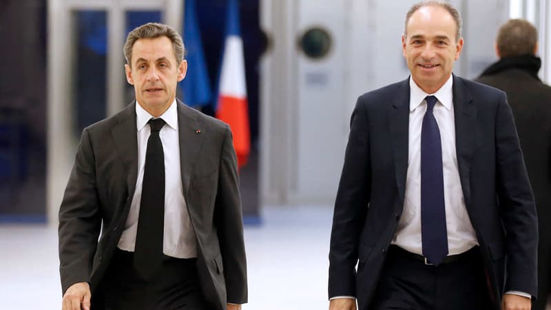 Jean-François Copé et Nicolas Sarkozy, en décembre 2014.