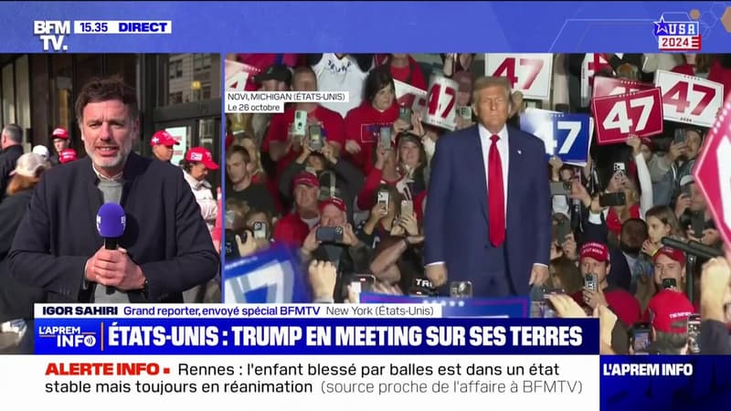 Élection présidentielle américaine: Donal Trump en meeting à New York