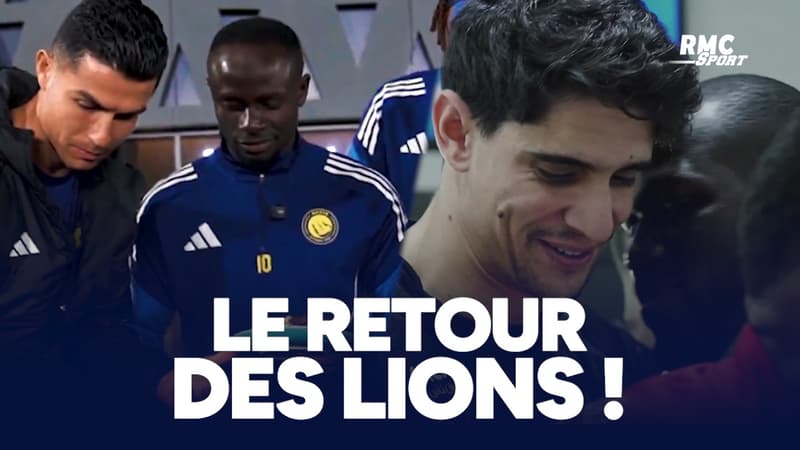Les belles images du retour en club de Mané et Koulibaly accueillis en princes par Ronaldo... et Bounou !