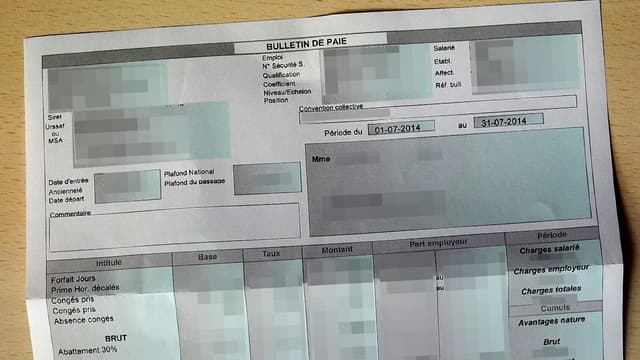 La nouvelle fiche de paie simplifiée pourrait être décalée d'un an