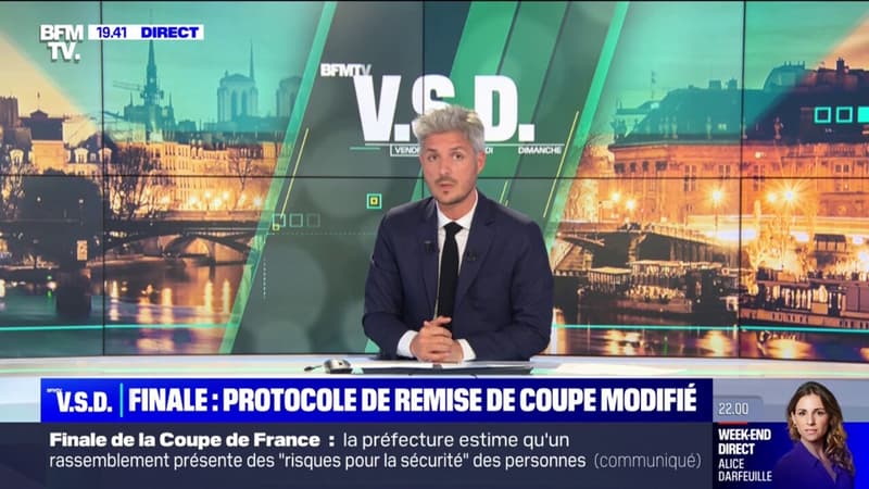 Coupe de France: le protocole de remise du trophée a été modifié du fait de l'envahissement du stade de la Beaujoire en demi-finale selon le préfecture de police de Paris