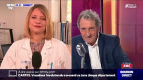 Karine Lacombe, infectiologue, cheffe de service à l'hôpital Saint-Antoine dans Bourdin Direct