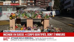 Incendie à Crans-Montana: quatre corps, dont ceux de deux mineurs, ont été identifiés