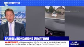 Orages: les images des inondations en Mayenne 