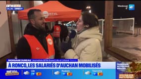 Nord: les salariés d'Auchan mobilisés à Roncq