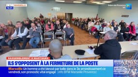 Martigues: ils s'opposent à la fermeture de la Poste