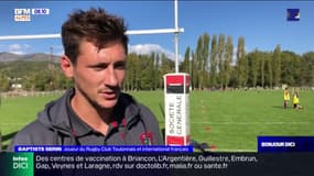 Une star du rugby sur le stade Christophe Ménard à Digne-les-Bains