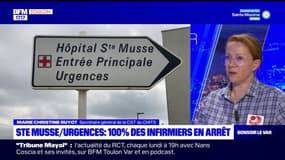 Ce lundi, 100% des infirmiers sont en arrêt pour maladie aux urgences de Sainte-Musse