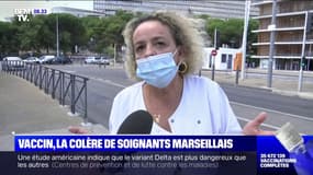 Covid-19: la colère de soignants marseillais contre la vaccination obligatoire