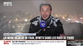Neige en Île-de-France: jusqu'à -8°C en température ressentie
