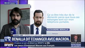 Fabrice Arfi (Mediapart): "J'ai des raisons de penser que ce qu'Alexandre Benalla m'a dit est vrai"