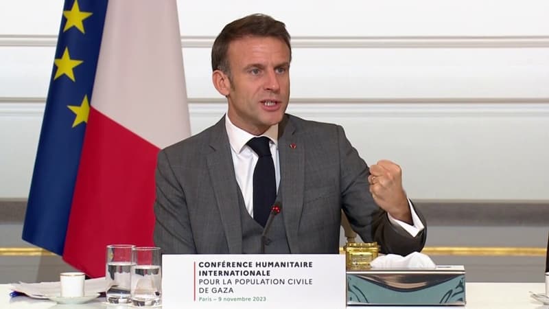 Emmanuel Macron annonce que la France va porter à 100 millions d'euros son aide à la population de Gaza