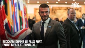 Beckham donne le plus fort entre Messi et Ronaldo