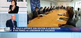 Gérard Collomb: "Manuel Valls essaie d'encourage la mutation d'Air France"