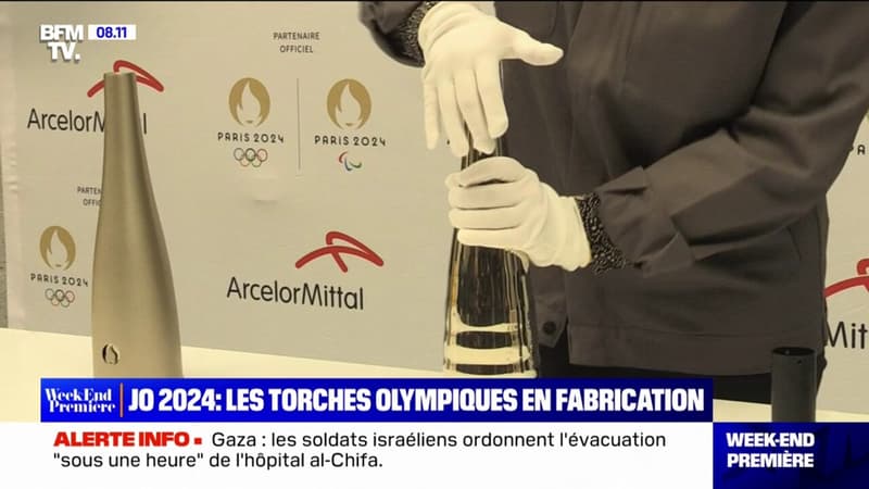 JO de Paris 2024: les 2000 torches olympiques en cours de fabrication en Normandie