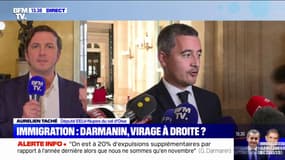 Projet de loi sur l'immigration: Aurélien Taché accuse Gérald Darmanin de vouloir "séduire le RN" 