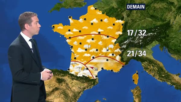 Samedi, orages et chaleur. Samedi, orages et chaleur.