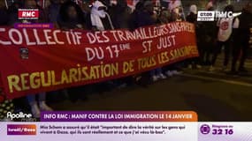 INFO RMC : Manif contre la loi immigration le 14 janvier