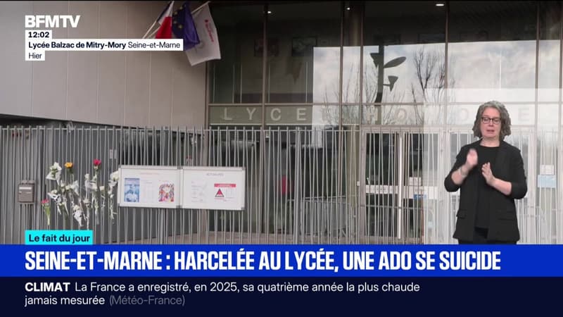 "C'est triste de savoir qu'une personne qui était aussi proche était autant en détresse": un hommage après le suicide d'une lycéenne, victime de harcèlement scolaire