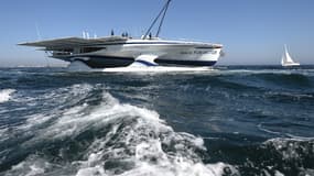 Le bateau autonome en énergie Race for Water a appareillé dimanche 9 avril 2017 de Lorient. 