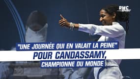 Escrime : "Une journée qui en valait la peine" sourit Candassamy après son titre mondial