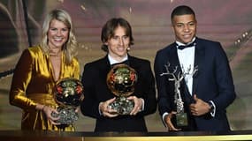 Ada Hegerberg, Luka Modric et Kylian Mbappé