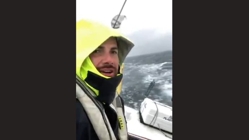 Basile Buisson, participant de la Transat Jacques-Vabre 2023