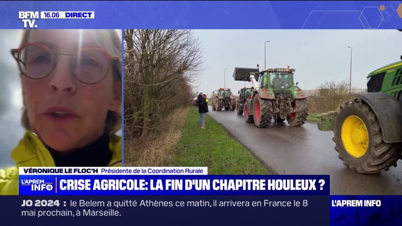 14 mesures de Matignon pour l'agriculture: Le compte n'y est toujours pas, selon Véronique Le Floc'h, présidente de la Coordination rurale