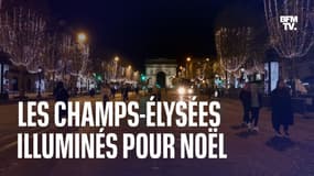 Coup d'envoi des illuminations de Noël sur les Champs-Élysées, entre féérie et sobriété