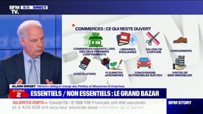 Alain Griset sur les fermetures de commerces: "L'objectif est d'essayer de diminuer les brassages de population"