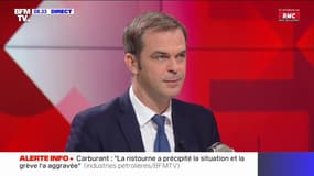 Olivier Véran sur la pénurie d'essence: "Il y a 15% des stations de notre pays qui connaissent des difficultés"