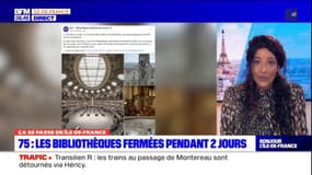 Paris: les blibliothèques de la ville fermées ce mardi et mercredi