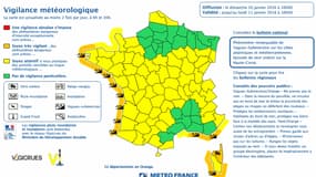 Douze départements sont en vigilance orange pour la nuit de lundi à mardi. 