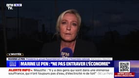 Budget: "Nous ne souhaitons pas entraver l'économie du pays en taxant de manière inconsidérée (les) entreprises", explique Marine Le Pen