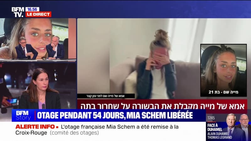 Israël: la joie de la mère de Mia Schem, otage franco-israélienne de 21 ans, à l'annonce de sa libération par le Hamas